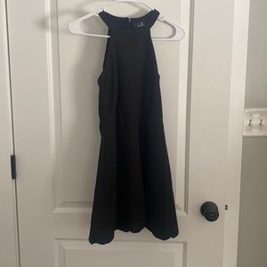 Mamacita Black Halter Skater Dress